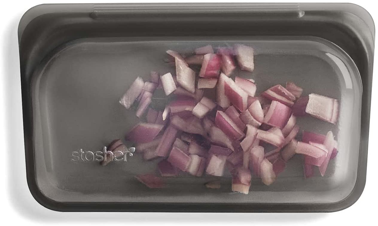 DE Platinum Silicone Food Grade Reusable Storage Bag, 4-Pack Large (Mojave) - Eco-Friendly, Leakproof, Dishwasher-Safe