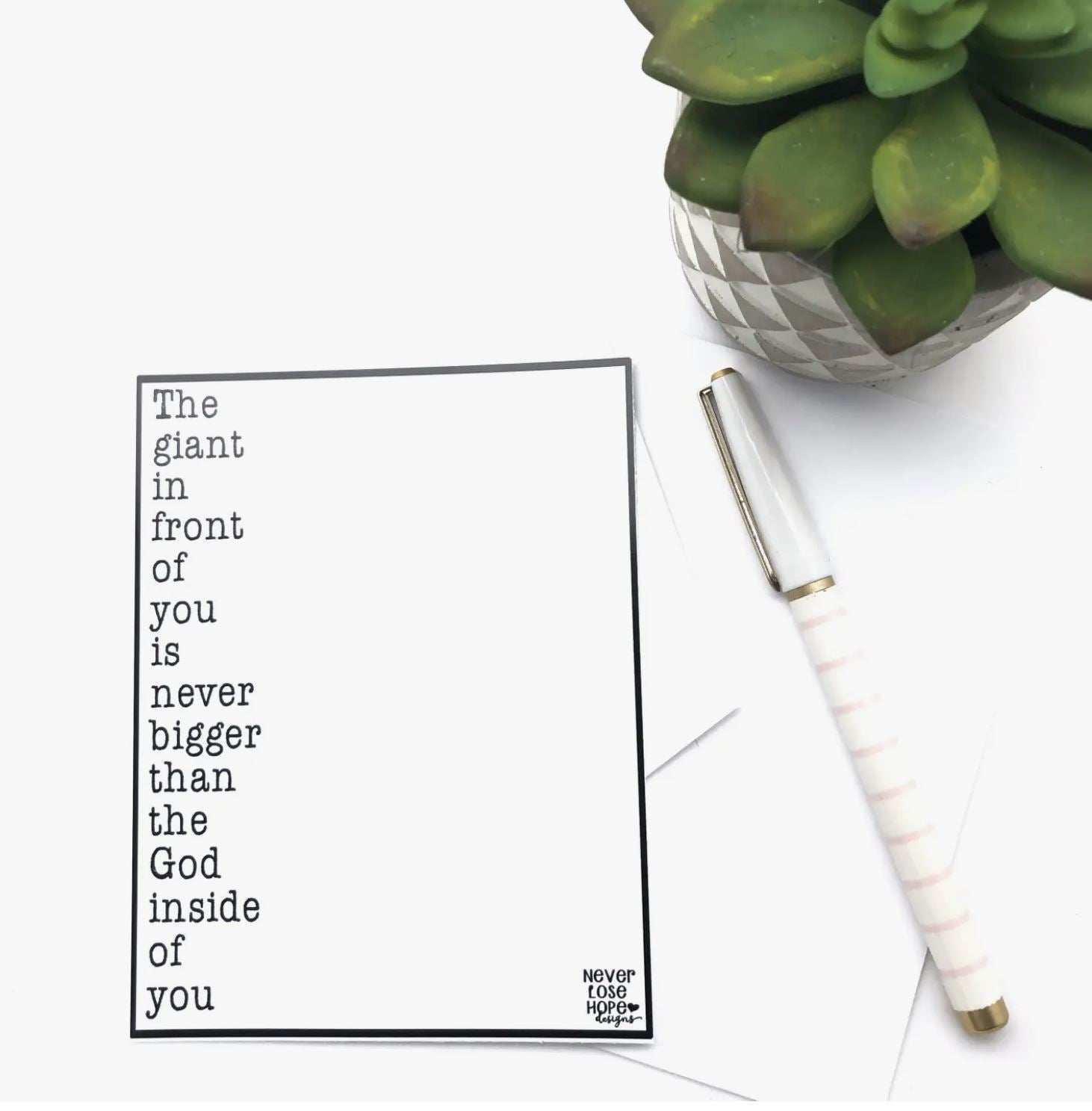 Never Lose Hope Faith Based Greeting Cards