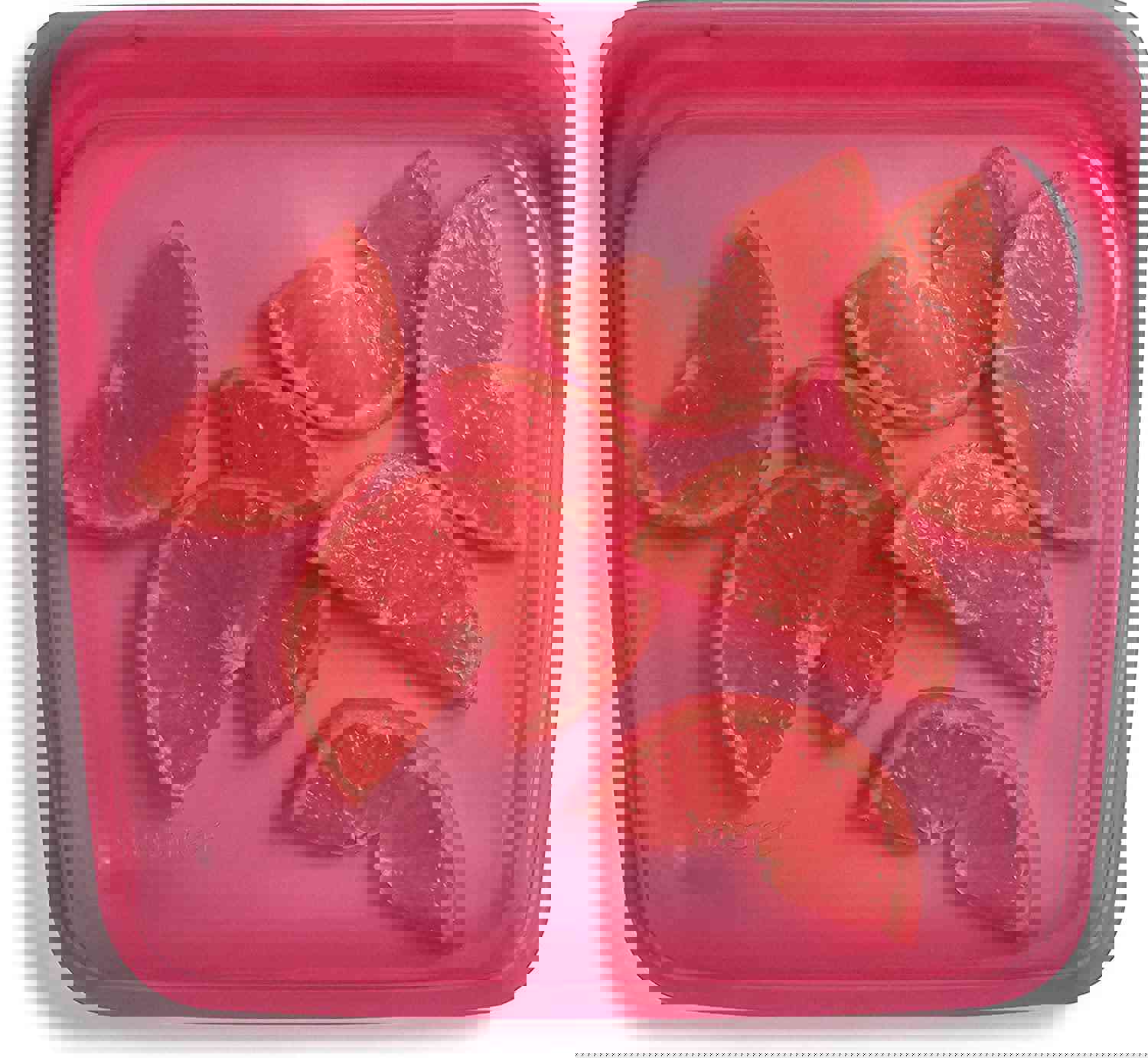 DE Platinum Silicone Food Grade Reusable Storage Bag, 4-Pack Large (Mojave) - Eco-Friendly, Leakproof, Dishwasher-Safe