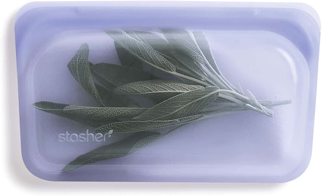 DE Platinum Silicone Food Grade Reusable Storage Bag, 4-Pack Large (Mojave) - Eco-Friendly, Leakproof, Dishwasher-Safe