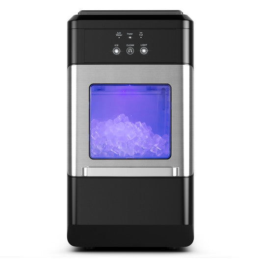 Countertop Ice Maker with Self-Cleaning Function - 44lbs/Day, Black