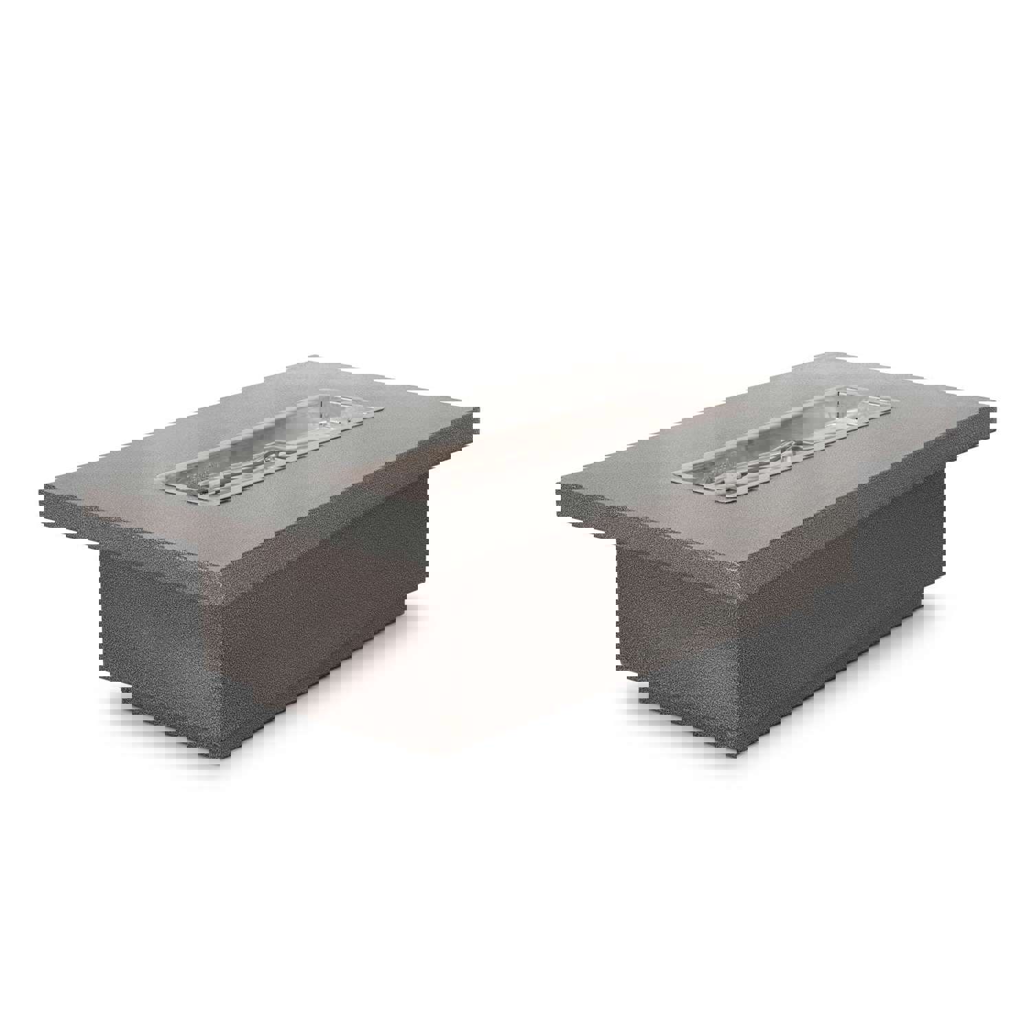 The Outdoor Plus Fremont 15 Tall Rectangle Fire Pit with Free Cover