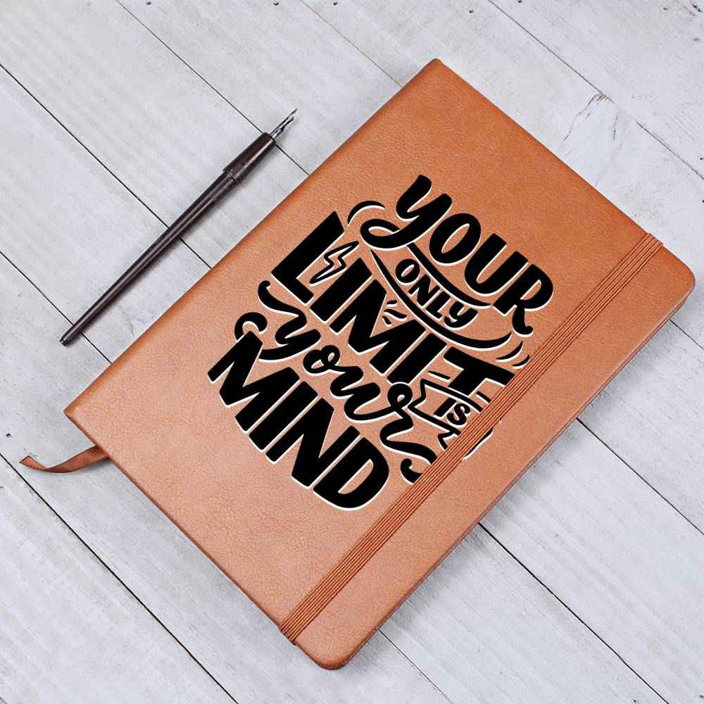Your Only Limit - Inspirational Leather Journal - Encouragement, Birthday or Christmas Gift