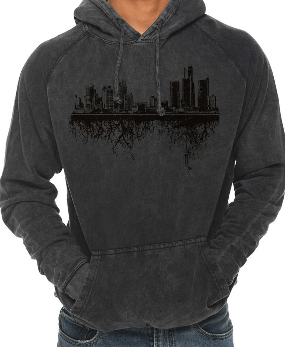 Detroit Roots - Vintage Wash Hoodie