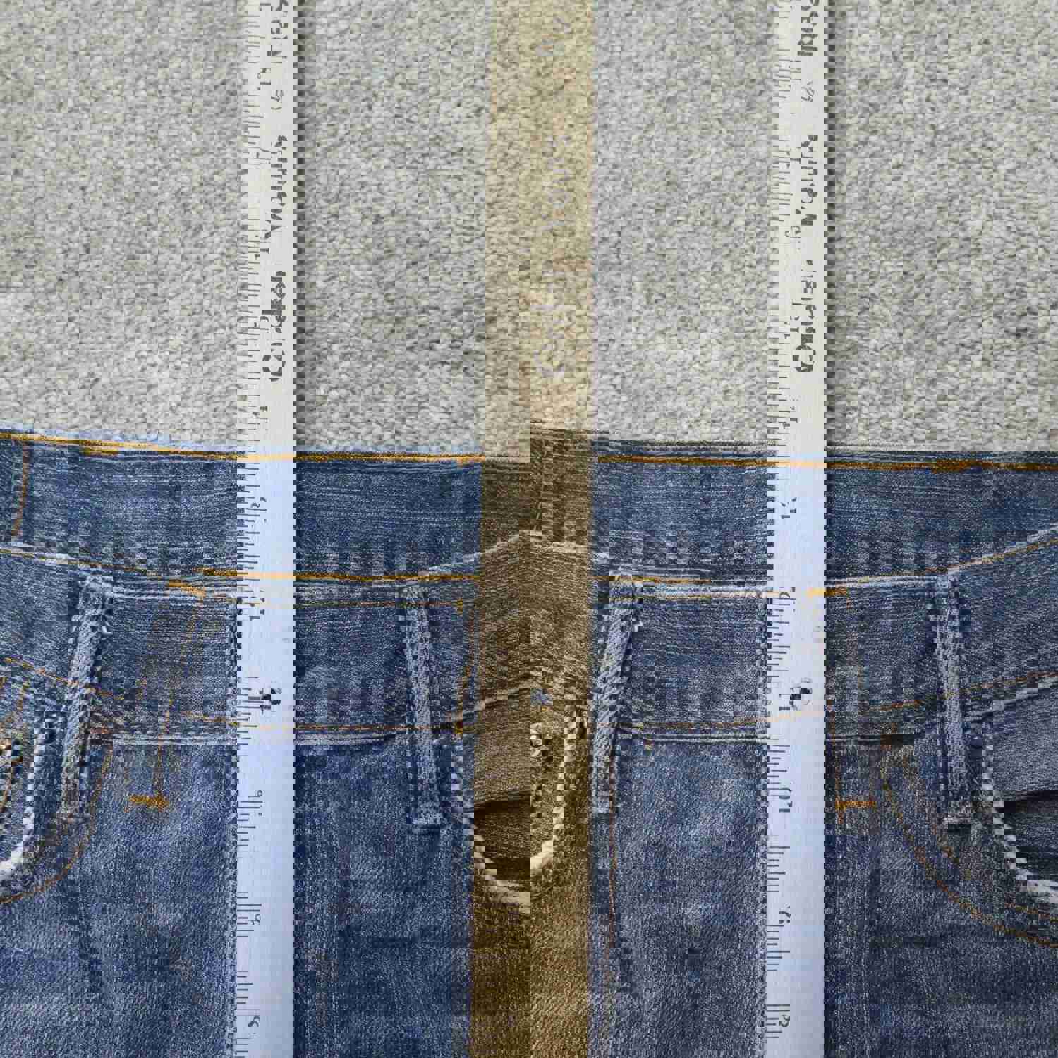 Levis 505 Jeans Mens W38XL32 Blue Denim Stretch Straight Leg Mid Rise Outdoor