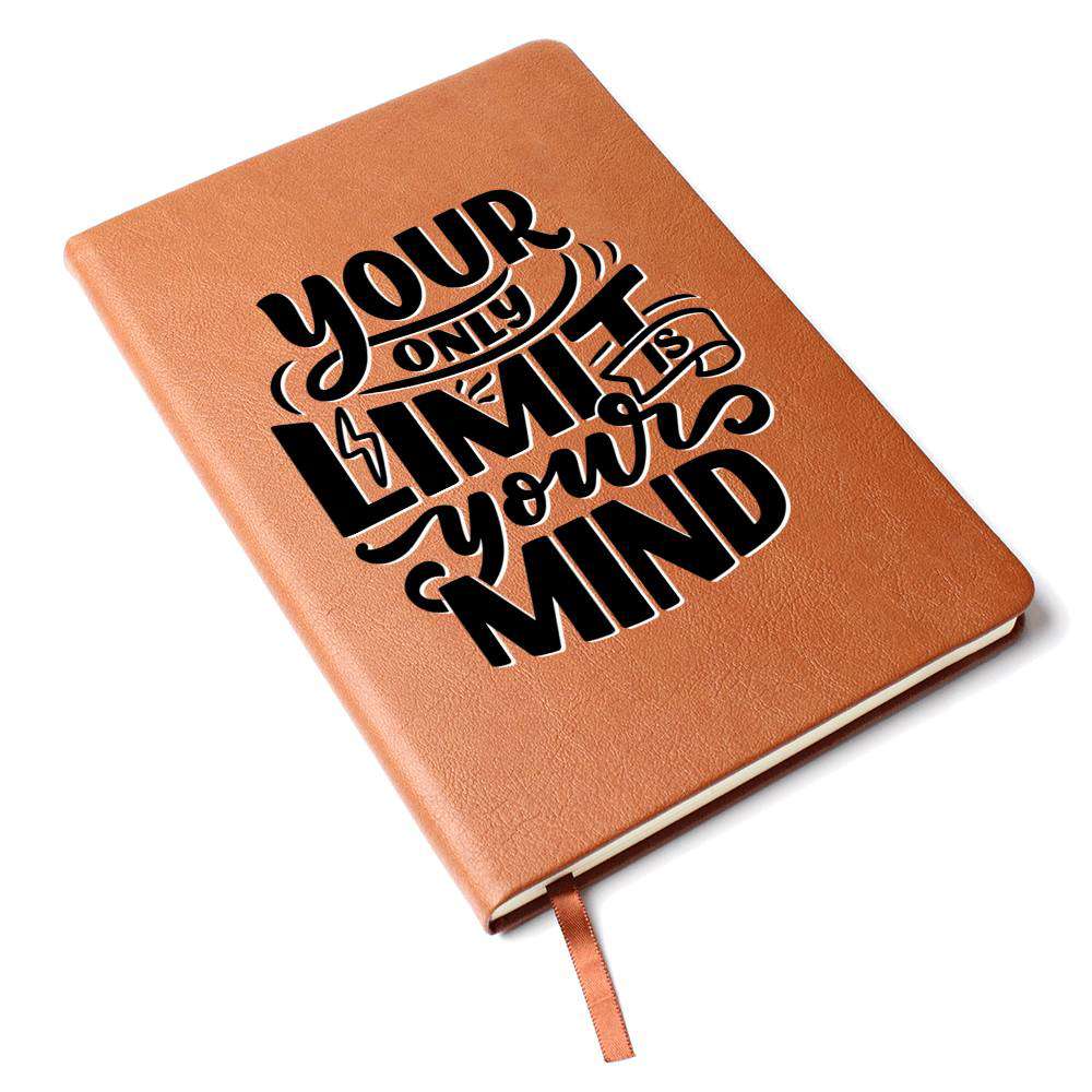Your Only Limit - Inspirational Leather Journal - Encouragement, Birthday or Christmas Gift