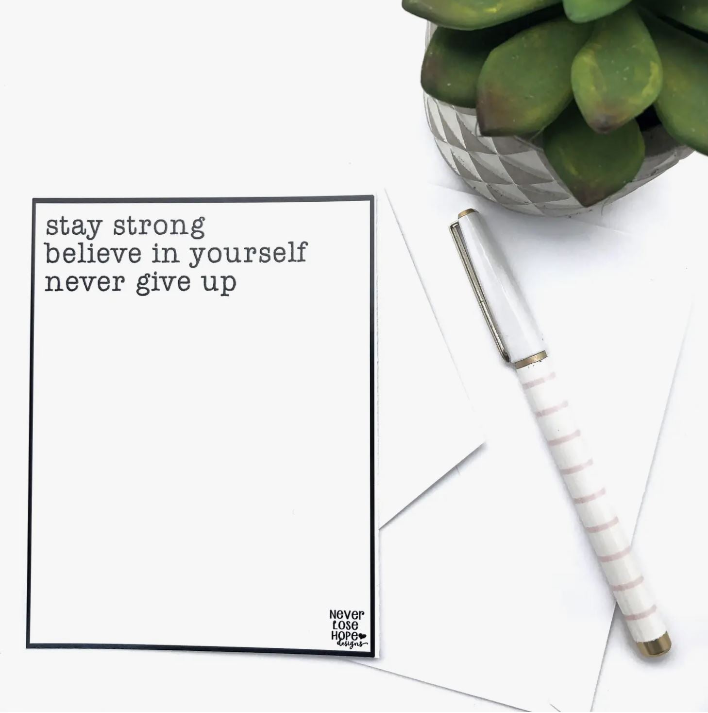 Never Lose Hope Faith Based Greeting Cards