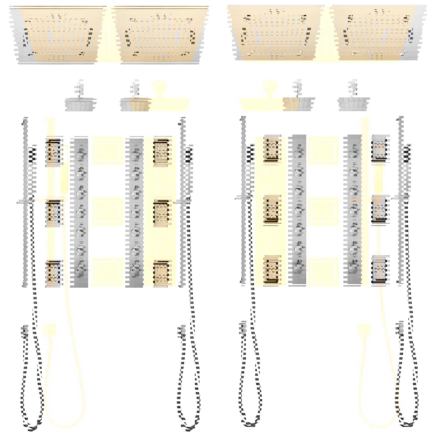 ENCORE | COMPLETE LUXURY DUAL SHOWERHEAD LED MUSIC SHOWER SYSTEM