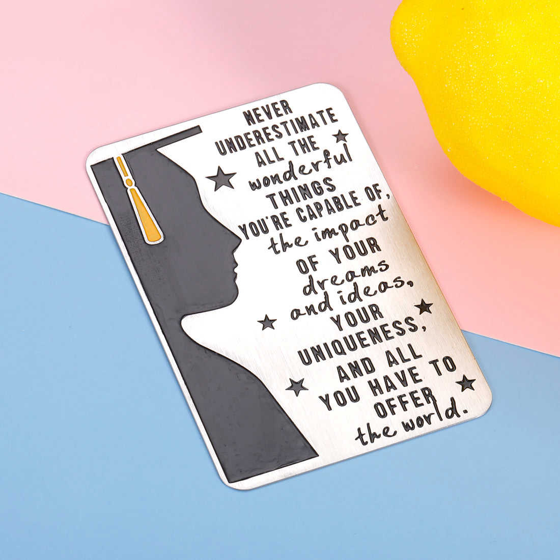 Wallet Insert Graduation Card Gifts 2021 for Him Her Seniors Students Inspirational Gift for College High School Graduates