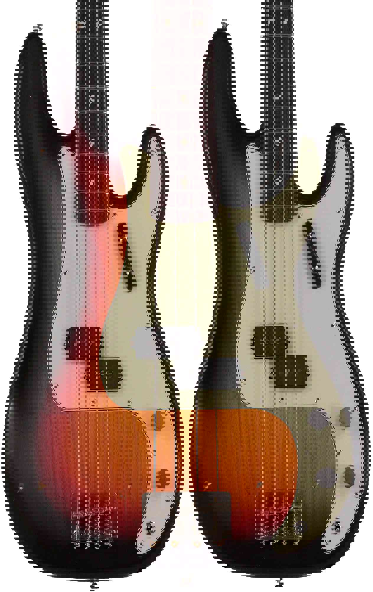 Nash PB-63 Bass Guitar, 3-Tone Sunburst, Light Aging