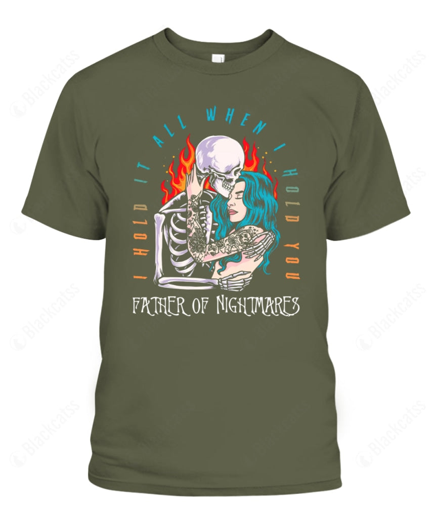 Father Of Nightmare Custom Graphic Apparel - Unisex Cotton T-Shirt