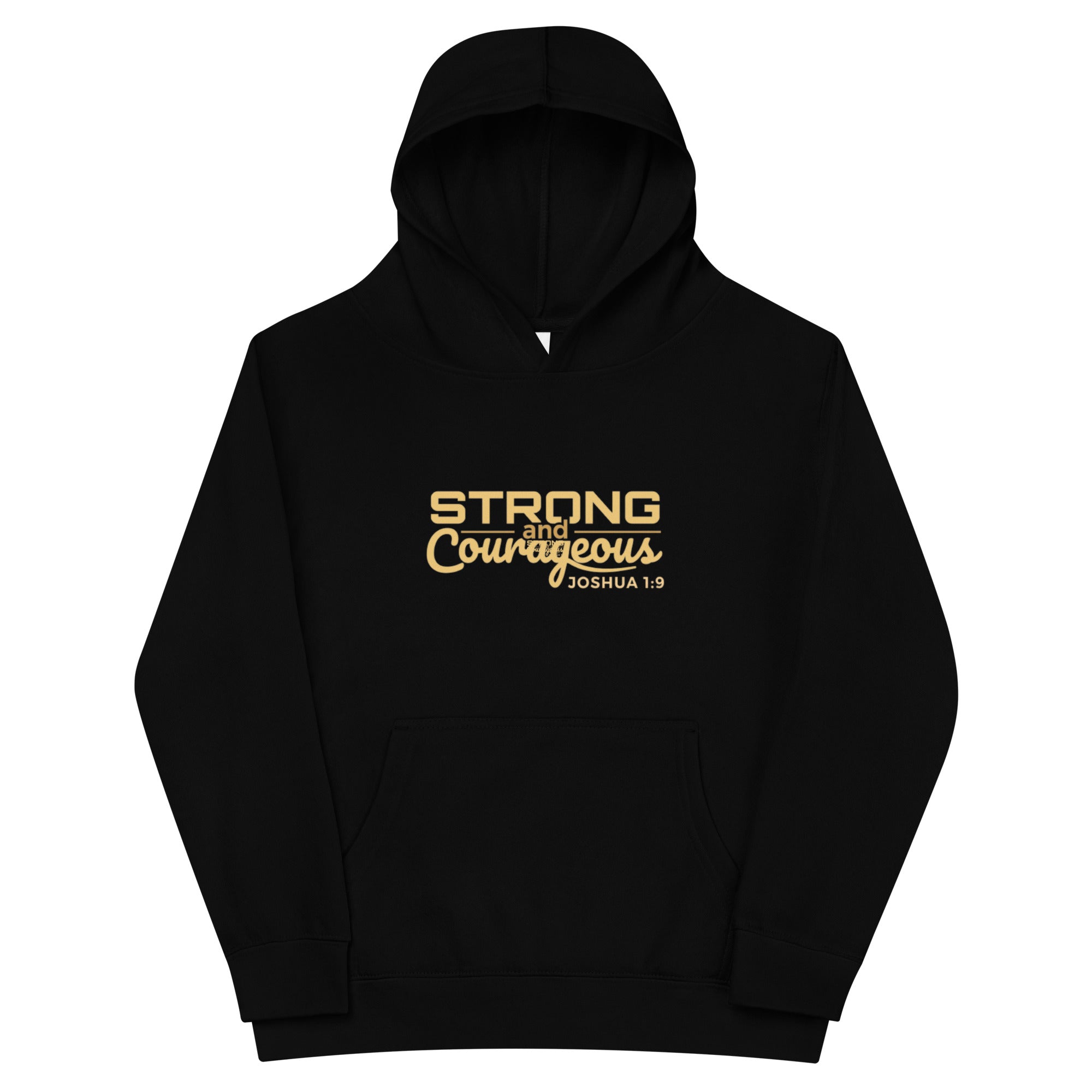 F&H Christian Strong and Courageous Boys Fleece Hoodie