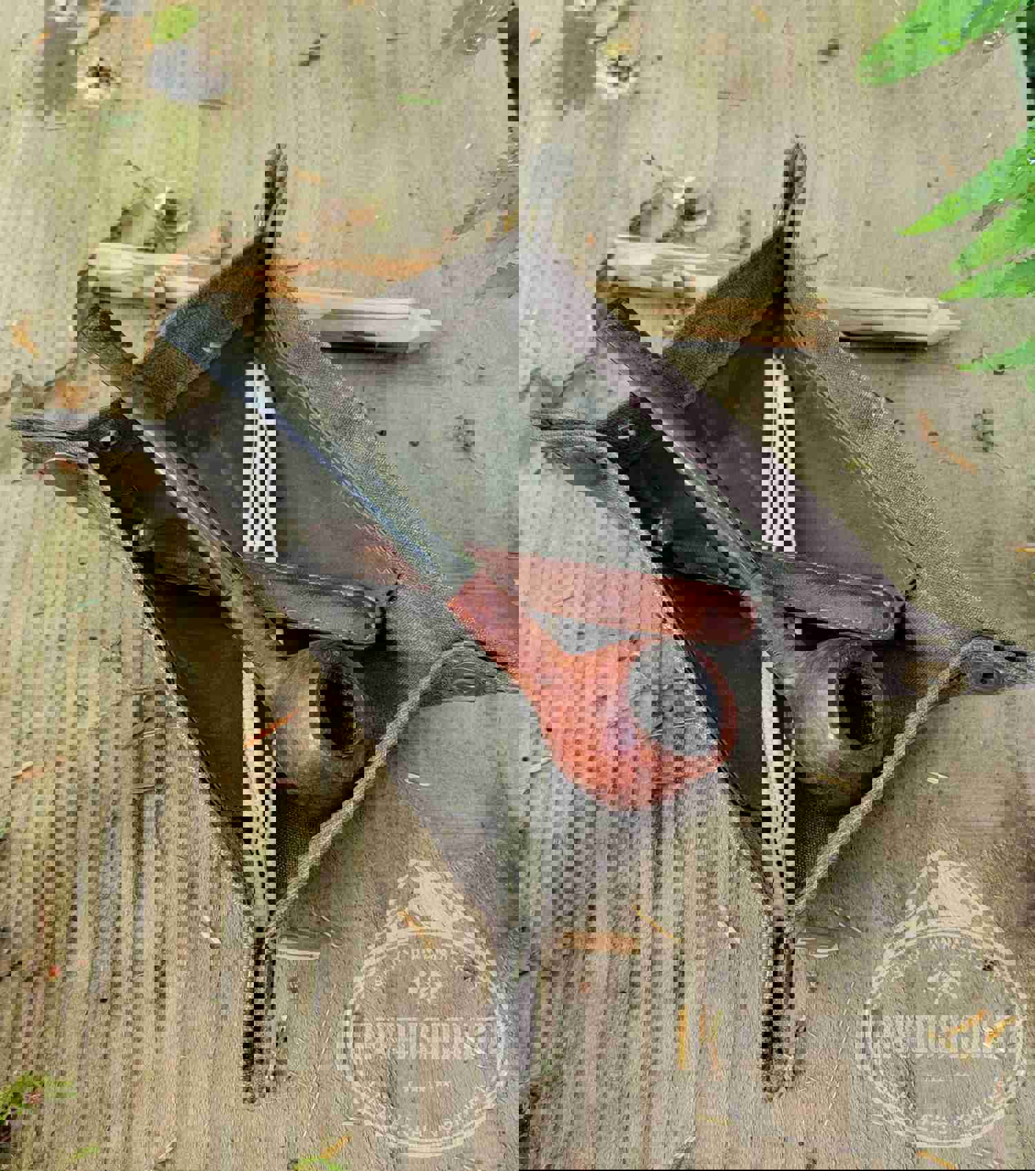 EDC Pipe and Accessories Waxed Canvas Travel Tray - Handcrafted Organizer