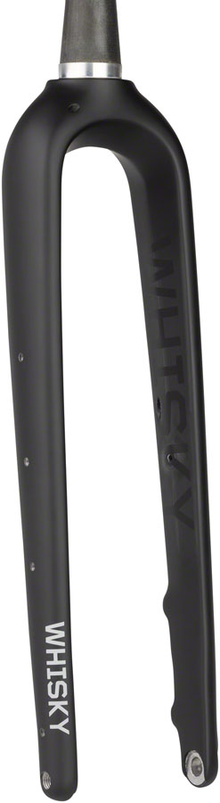 WHISKY No.9 MCX+ Fork - 12mm Thru Axle 1-1/8-1.5 Tapered Carbon Steerer Flat Mount Disc Matte Black