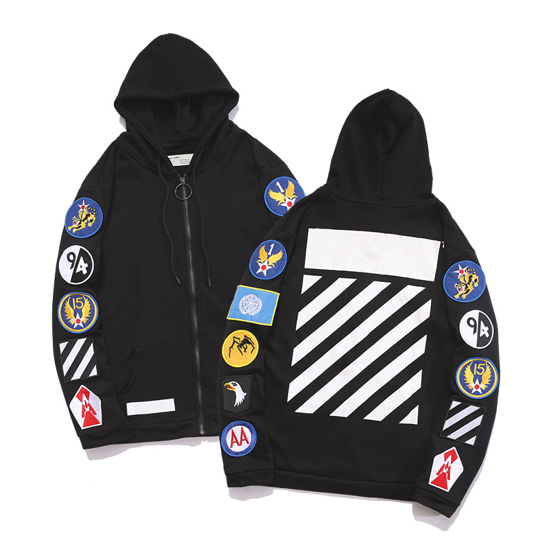 OFF WITE Sweatshirt Jacket Hoodie