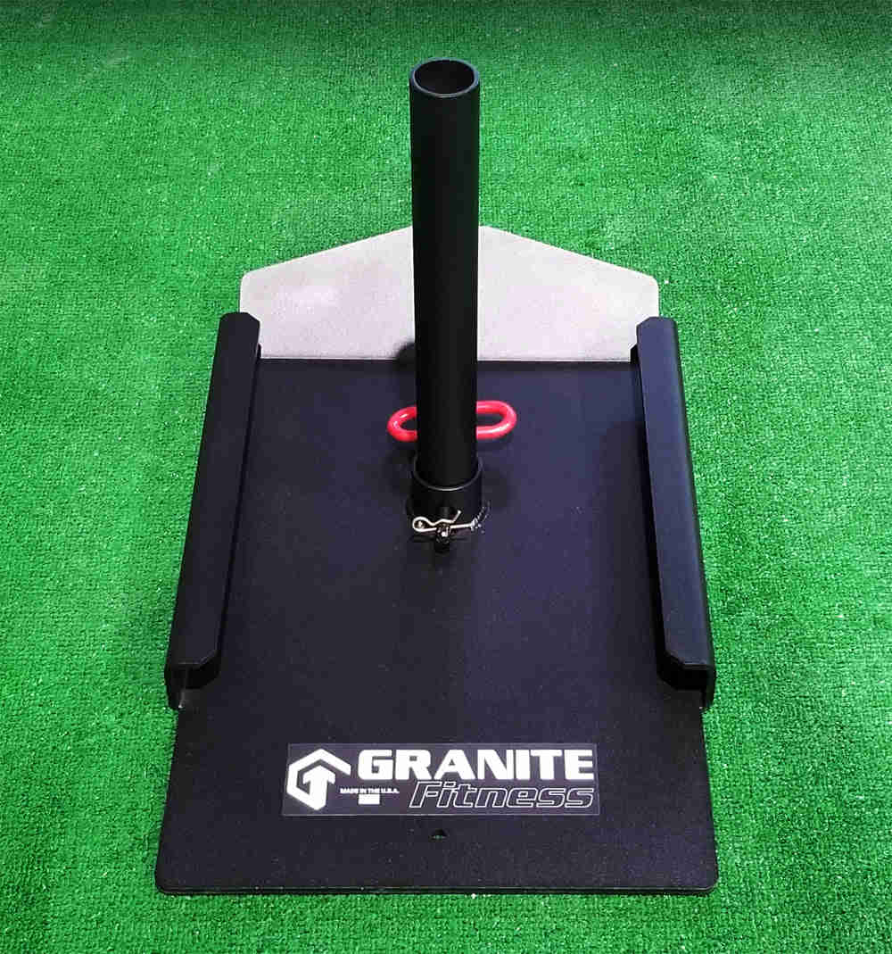 Granite Fitness Bumper Drag Sled with Carabiner - FREE SHIPPING
