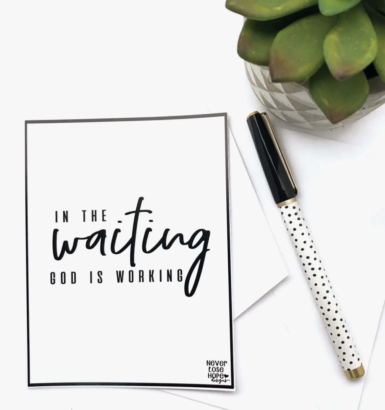 Never Lose Hope Faith Based Greeting Cards