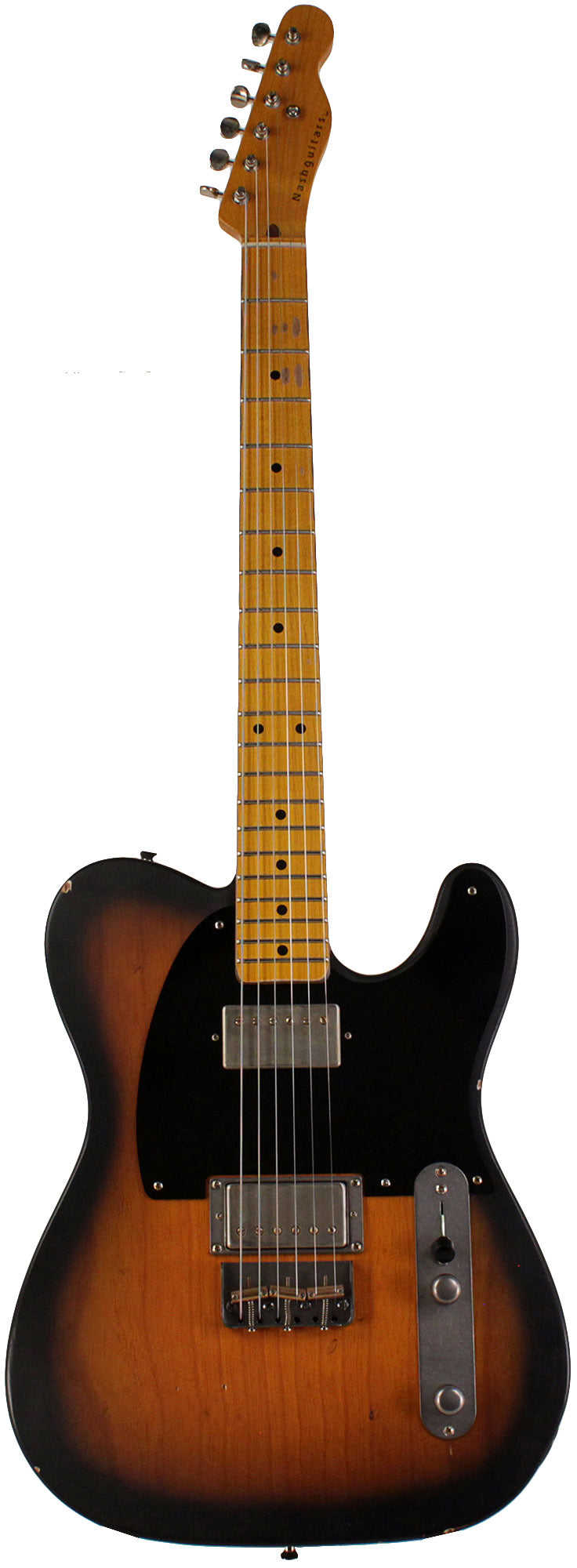 Nash T-2HB Guitar with Lollar Imperials, 2 Tone Sunburst, Light Aging