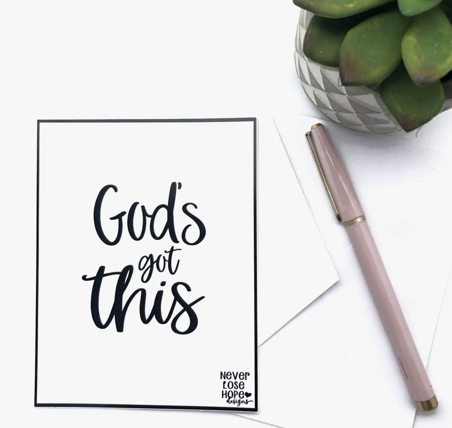 Never Lose Hope Faith Based Greeting Cards