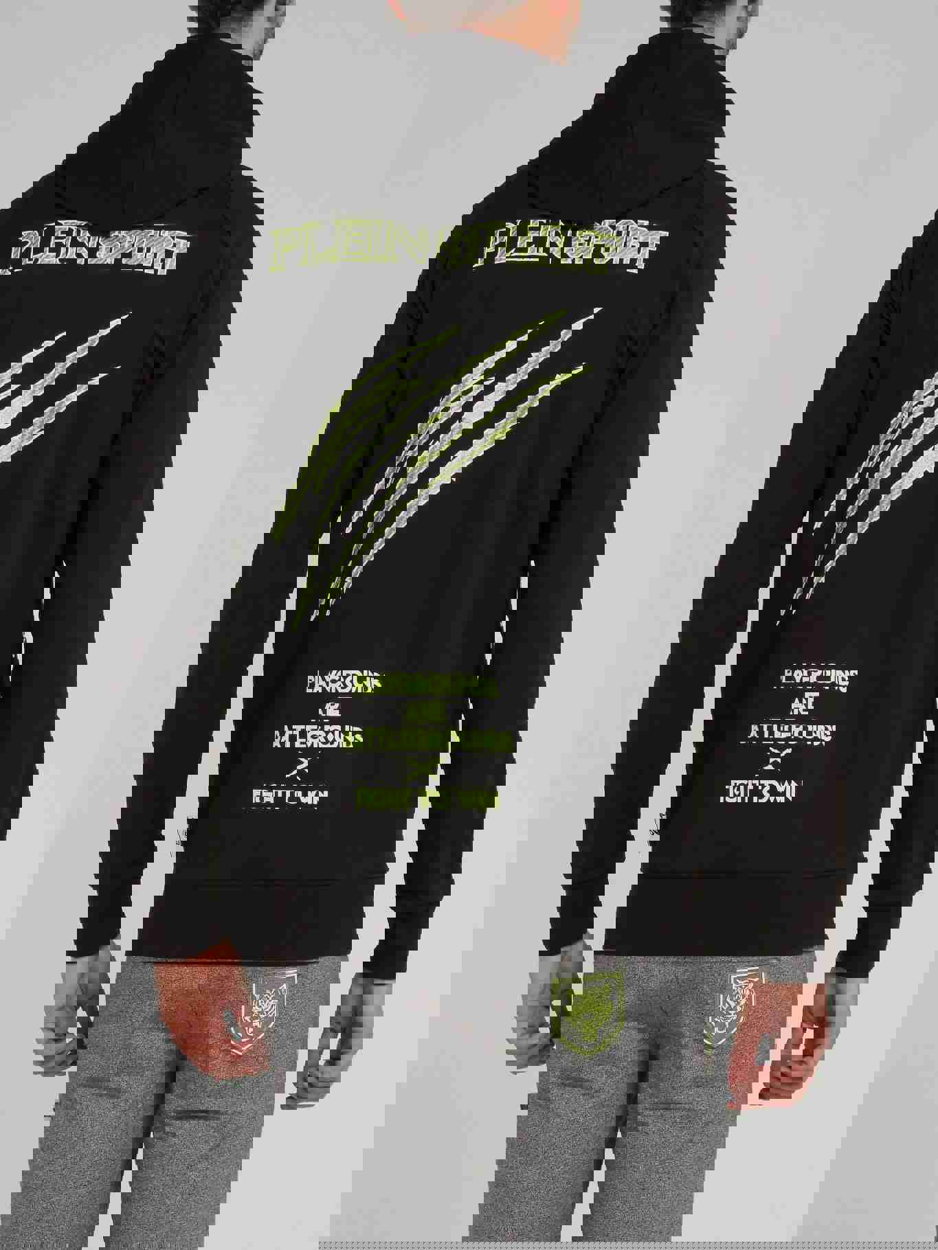 Martin Neon Panel Hoodie Sweat Jacket