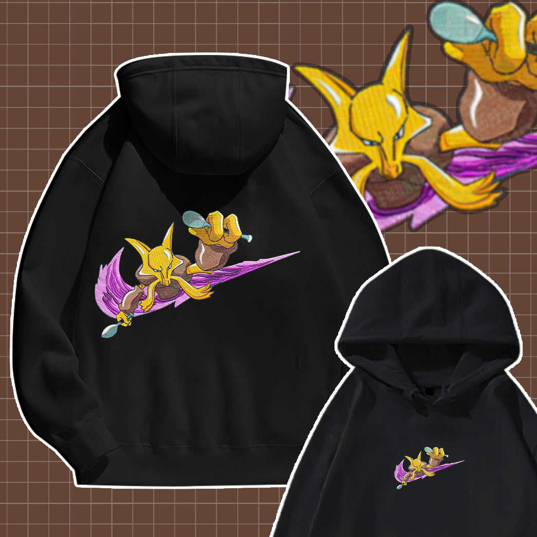 Alakazam Simple Swoosh Custom 2-Side Printed Hoodie