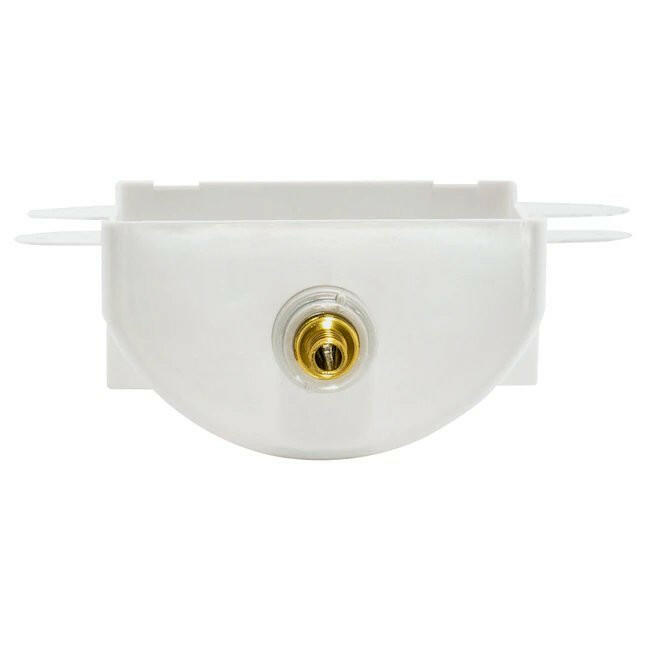 Eastman Ice Maker Outlet Box 1/2 in. Crimp PEX for Refrigerators and Water Dispensers