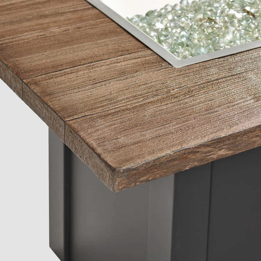 Outdoor Greatroom Co Havenwood 62-Inch Rectangular Gas Fire Pit Table