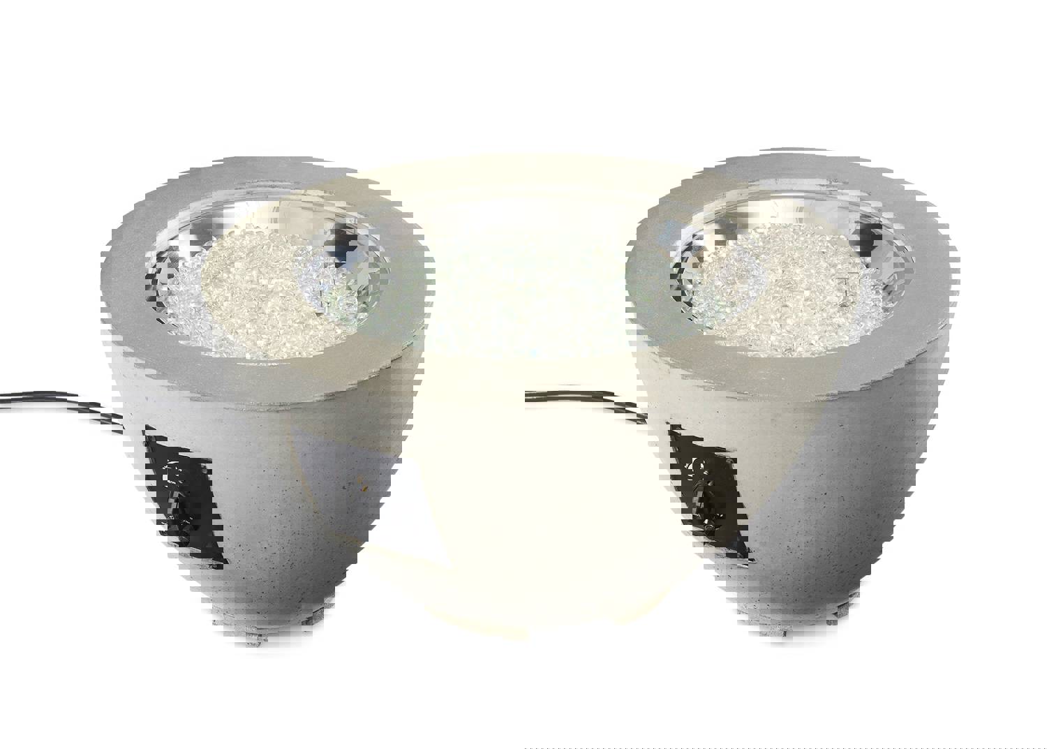 Outdoor Greatroom CV-20 Cove 29 Round Concrete Gas Fire Pit Table