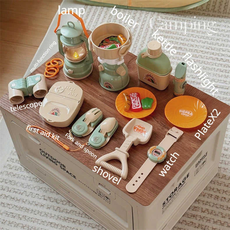 Kids Camping Set Outdoor Explorer Kit - Bug Catcher, Pop Up Tent & Camping Gear for Young Adventurers