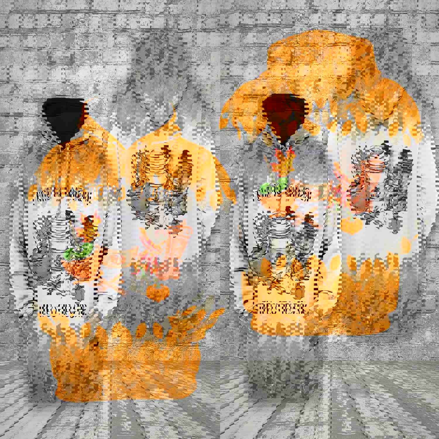 Joy Corners Black Baldy Happiness Food Farm Hoodie