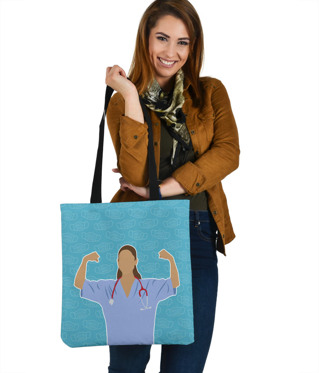 Premium Healthcare Strength Cloth Tote Bag - Double-Sided Print