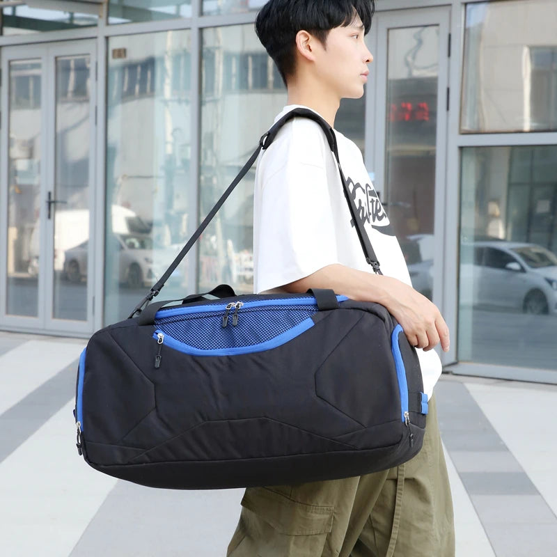 Lkblock Fashion Women's Zipper Oxford Cloth Handbag for Gym, Travel & Business