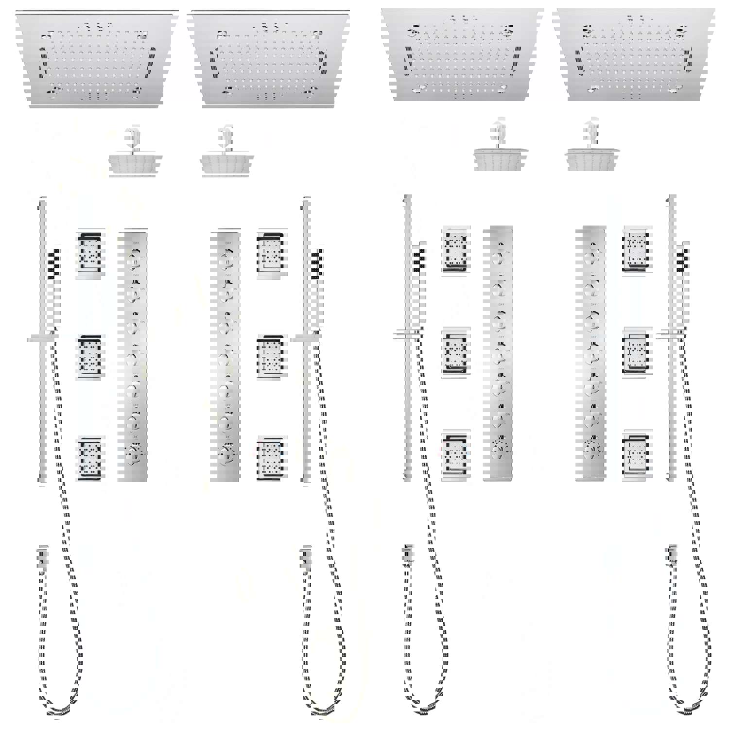 ENCORE | COMPLETE LUXURY DUAL SHOWERHEAD LED MUSIC SHOWER SYSTEM