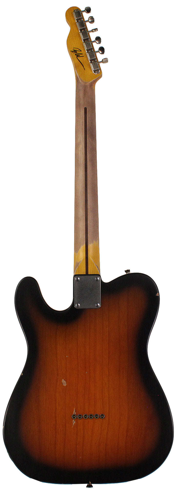 Nash T-2HB Guitar with Lollar Imperials, 2 Tone Sunburst, Light Aging