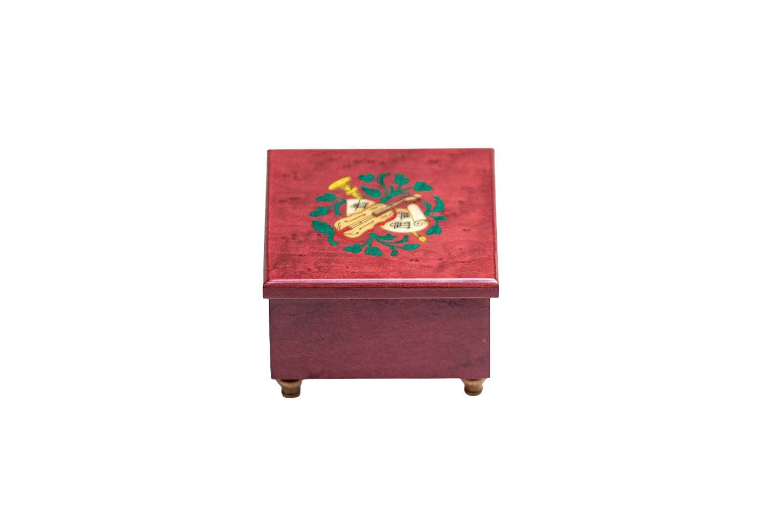 Sorrento Music Box Burgundy Violin in Matte Finish