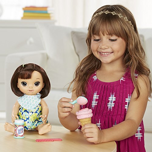 Baby Alive Magical Scoops Baby Doll with Dress and Accessories