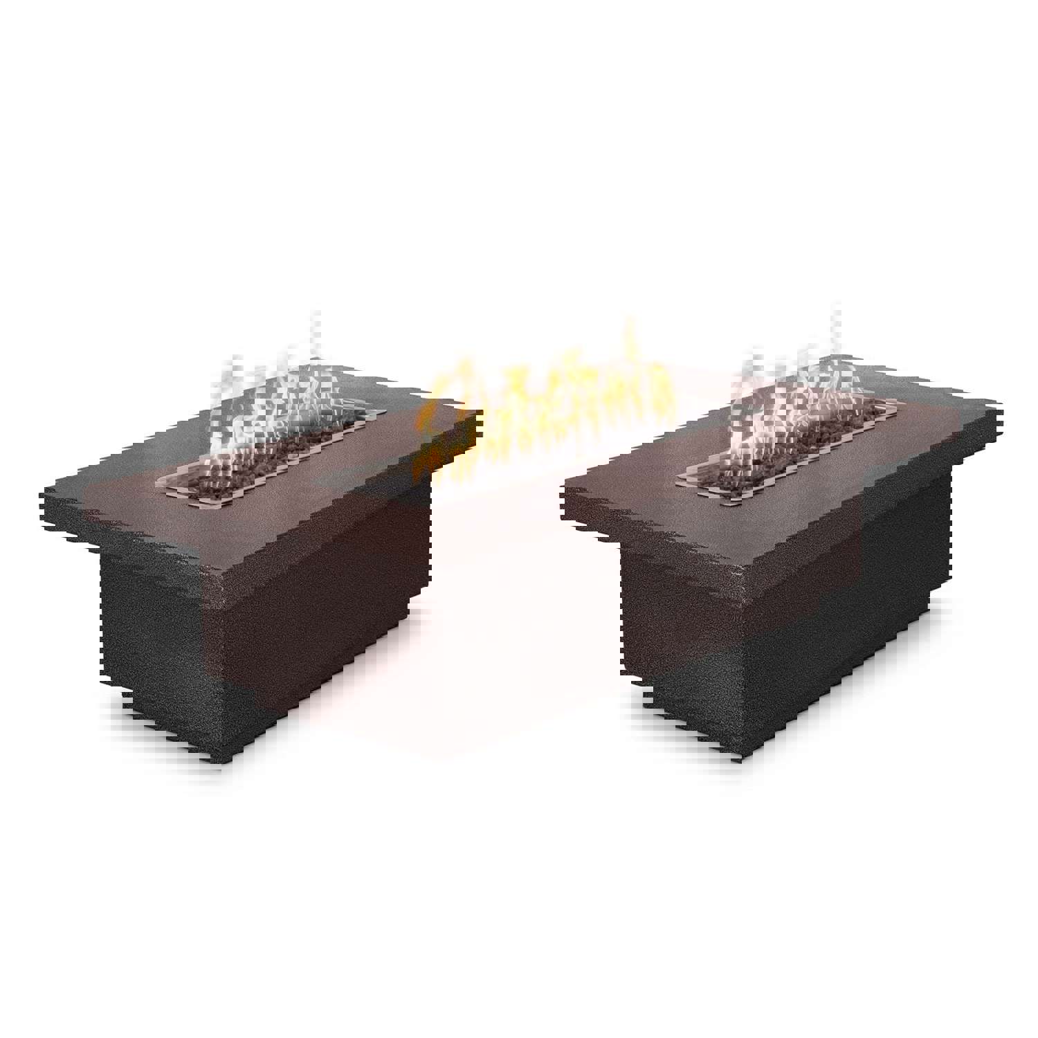 The Outdoor Plus Fremont 15 Tall Rectangle Fire Pit with Free Cover