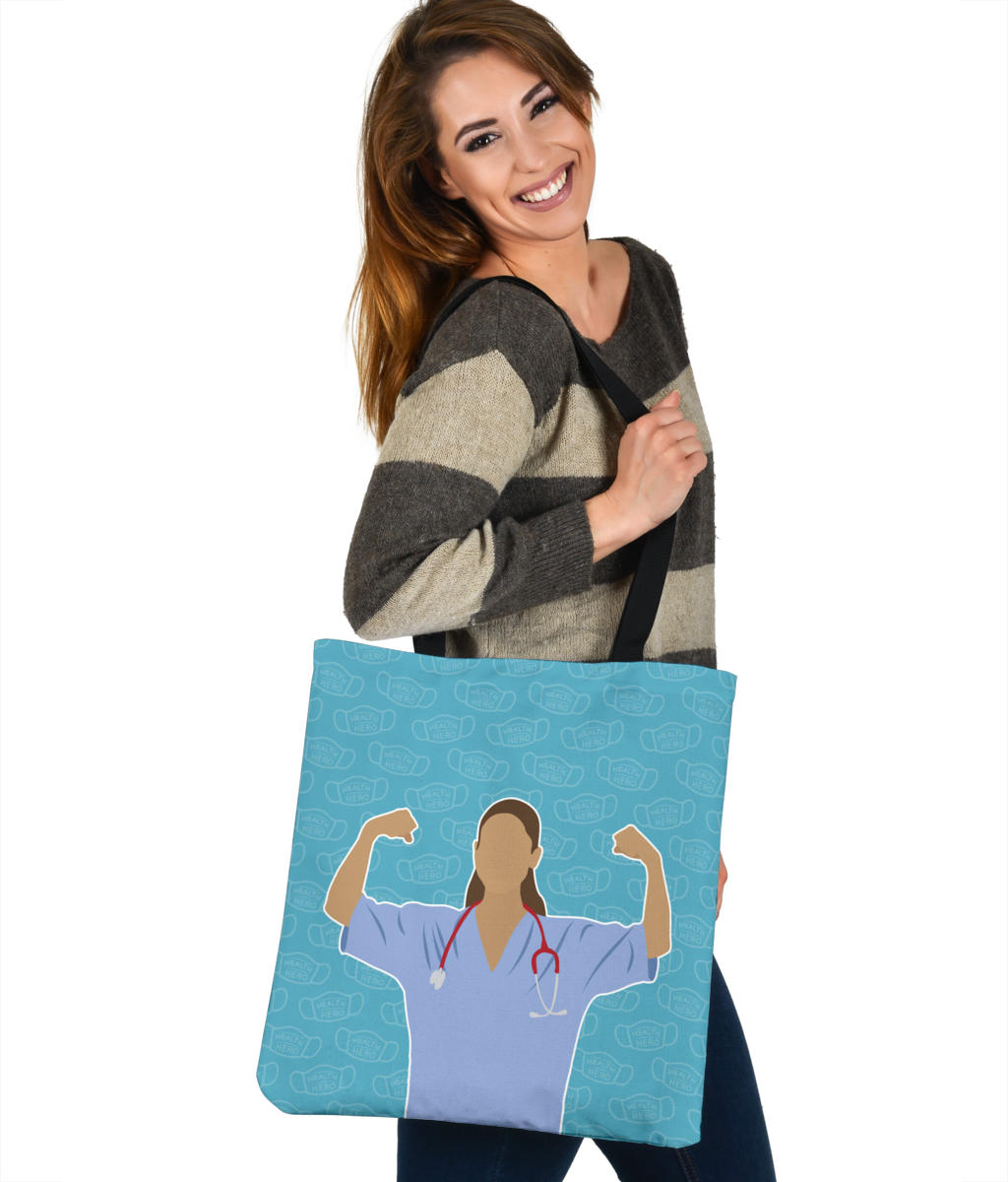 Premium Healthcare Strength Cloth Tote Bag - Double-Sided Print
