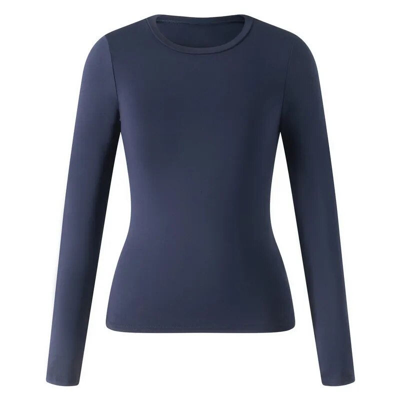 Nukty Y2K Vintage Long Sleeve T-shirt for Women - Crop Top Streetwear