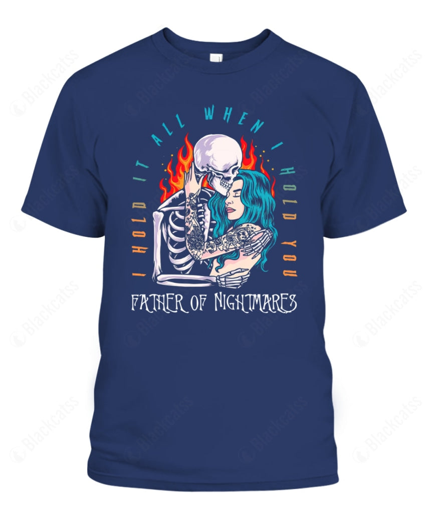 Father Of Nightmare Custom Graphic Apparel - Unisex Cotton T-Shirt