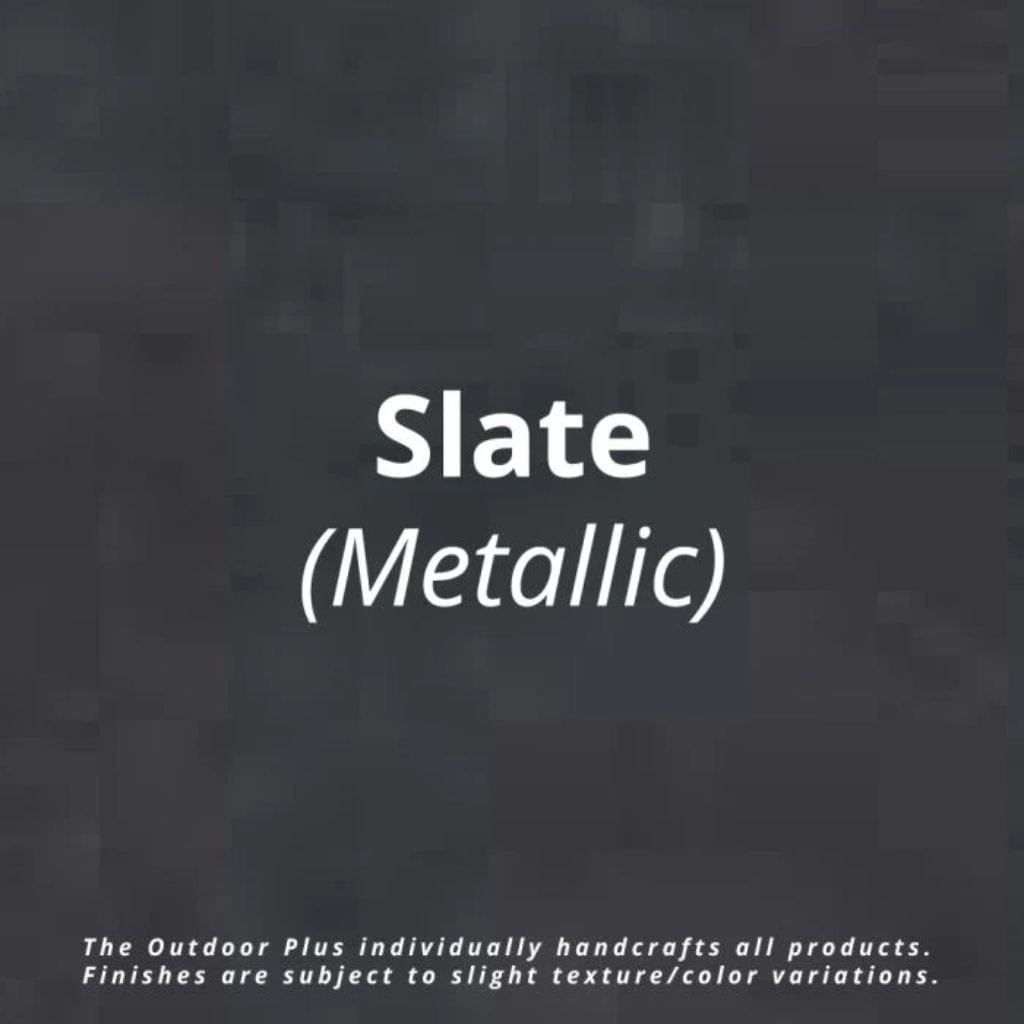 The Outdoor Plus 78 Alameda GFRC Metallic/Rustic Concrete Top Rectangle Natural Gas Fire Pit Table