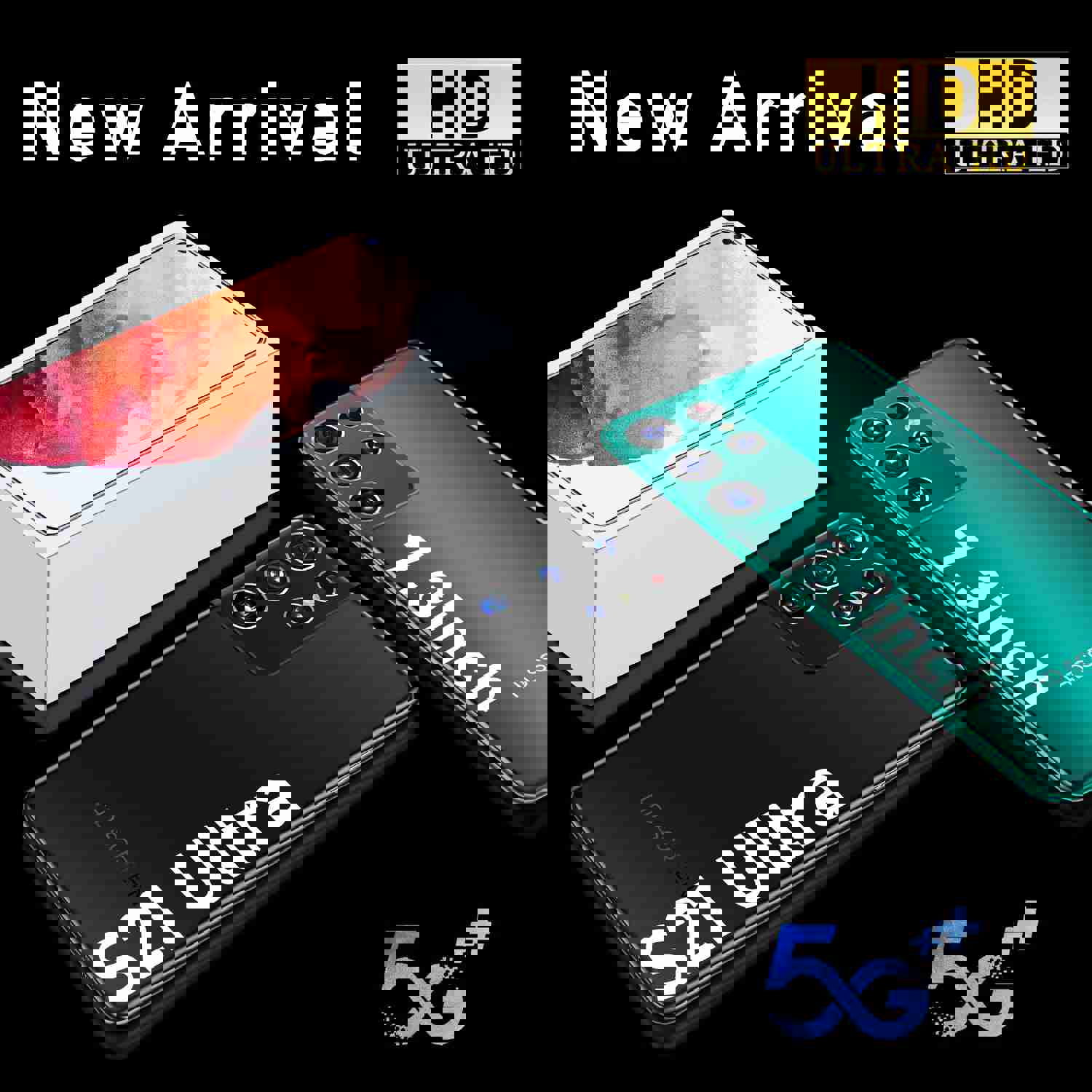 Hot Selling Android Smartphone 16GB+512GB 5G with 6800mAh Battery