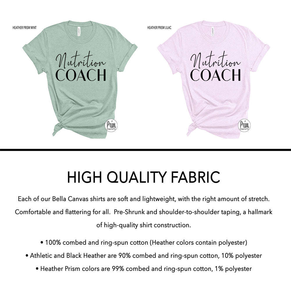 Nutrition Coach Soft Unisex T-Shirt | Dietician Fitness Lifestyle Top