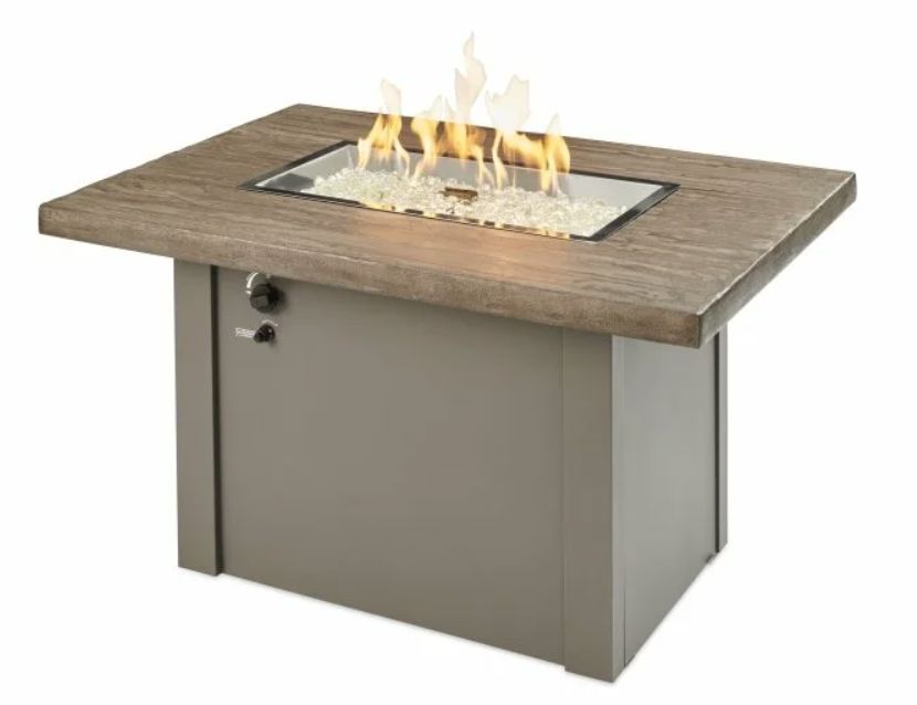 The Outdoor Greatroom | Havenwood Rectangular Gas Fire Pit Table
