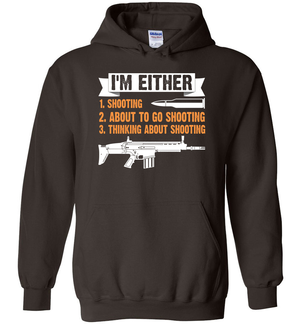Im Either Shooting... Mens Hoodie