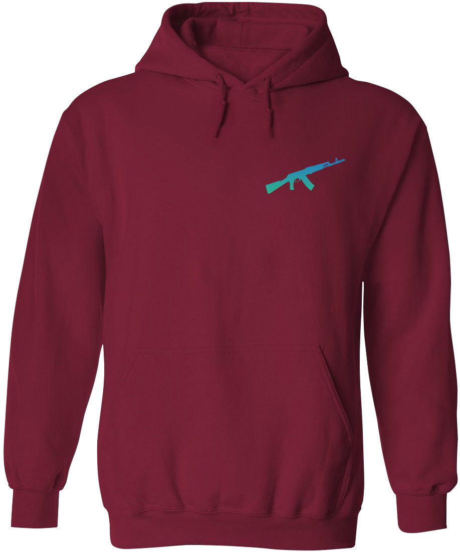 AK-47 Silhouette Hoodie - Tribute to Kalashnikov