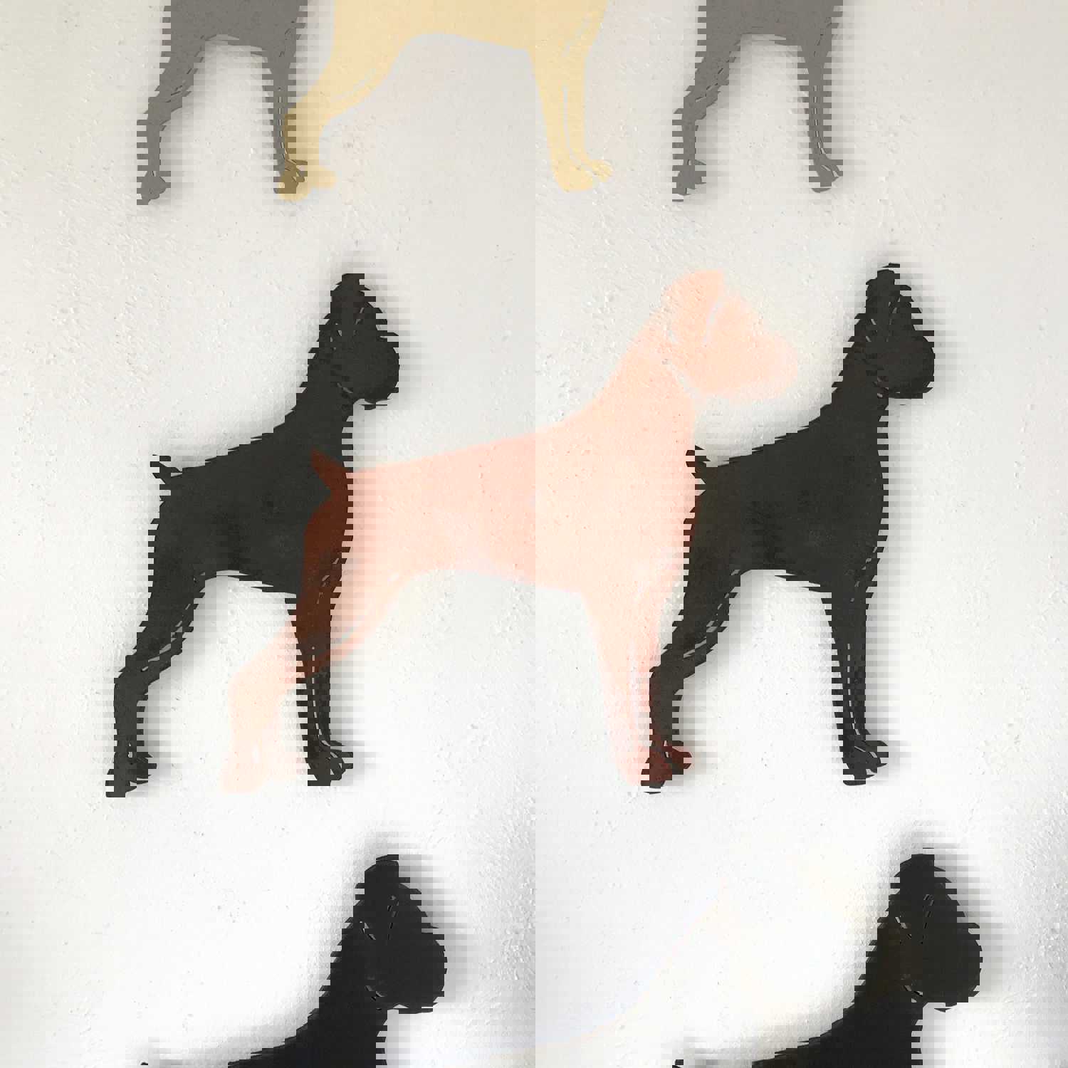 Boxer - Handmade Metal Wall Art for Home Decor - USA Made - Free Shipping