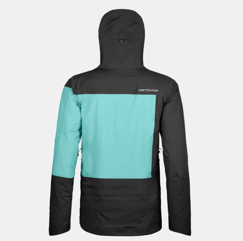 Ortovox 3L Deep Shell Women's Jacket - Alpine-Inspired Hardshell with Merino Wool Lining