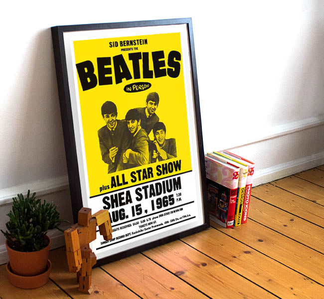 Beatles at Shea Stadium - 11 x 17 Movie Poster (1966 Reprint)