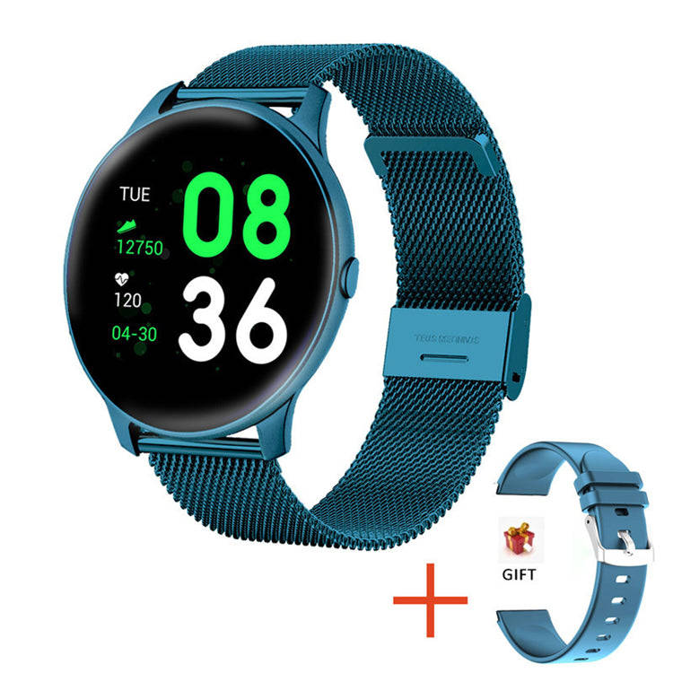 2022 KW19 Smart Watch for Women - Heart Rate & Blood Pressure Monitor, Fitness Tracker for Men & Women, Compatible with Android & iOS